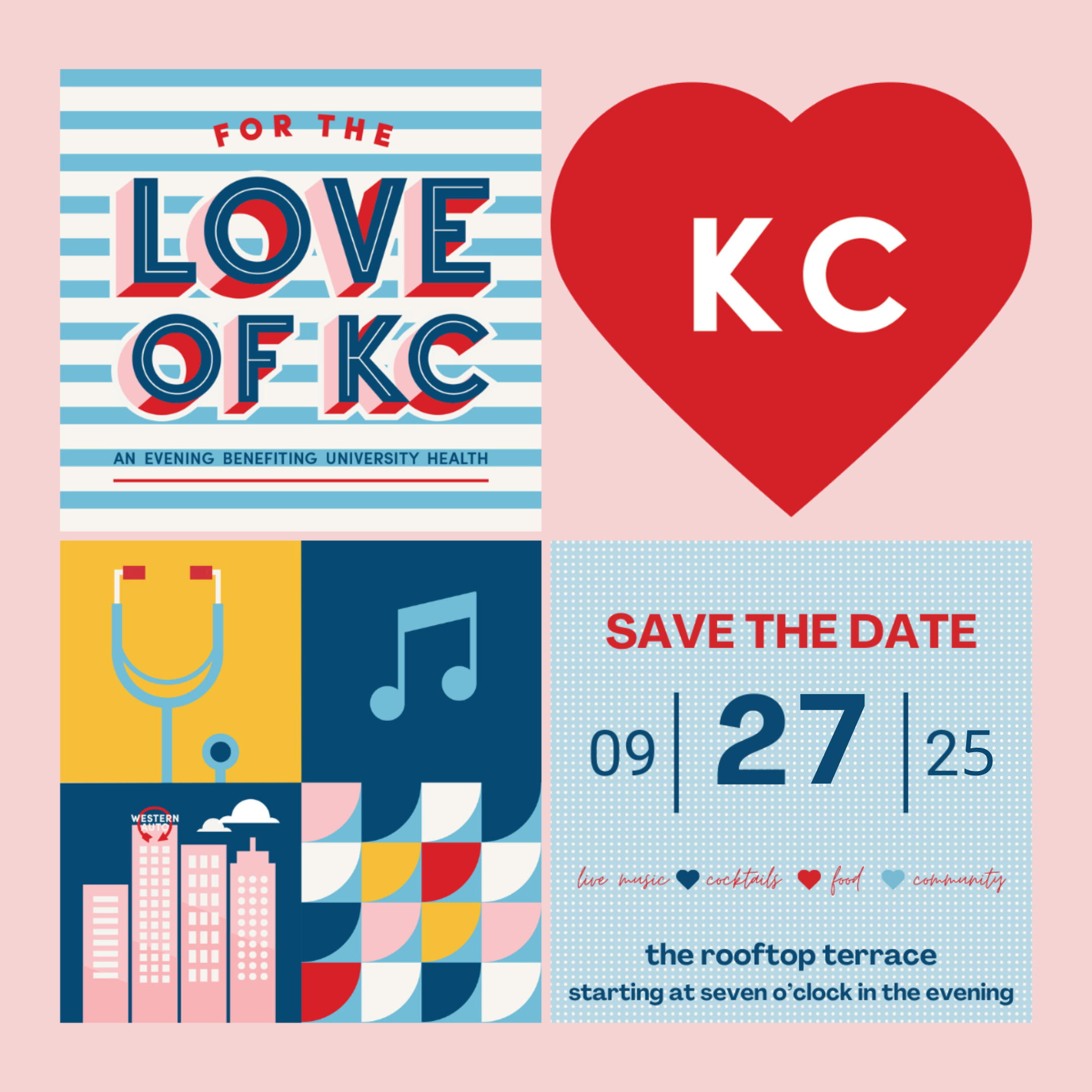 For The Love of KC save the date, September 27, 2025